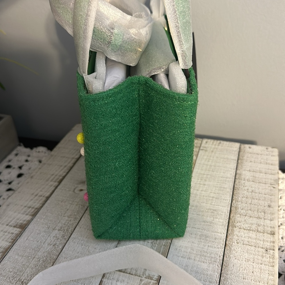 Nwt Kate spade small fabric Sam icon astroturf golf crossbody bag - Picture 5 of 10